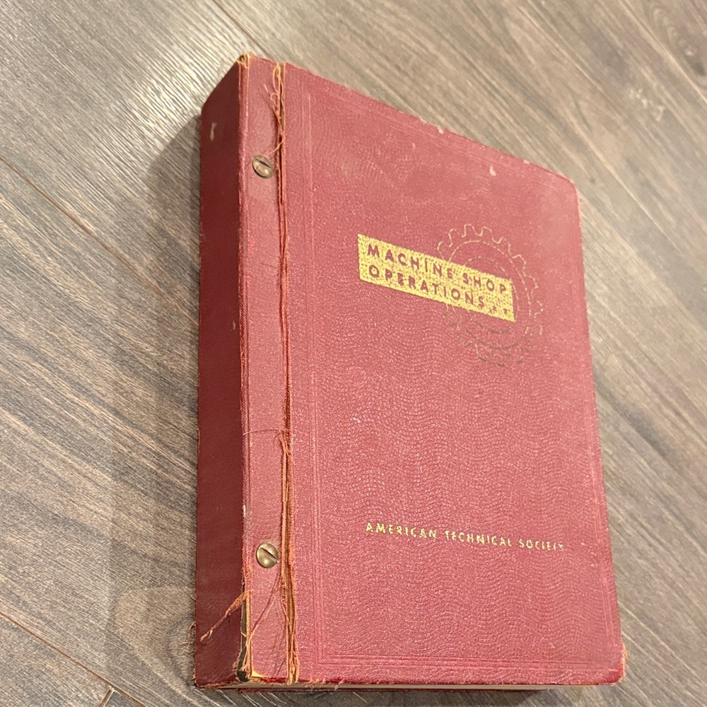 Red Machine Shop Operations Book - Picture 2 of 10